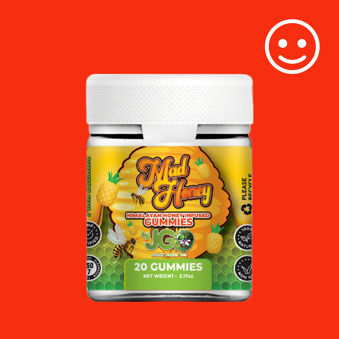 Exotic Pina Colada Mad Honey Gummies  A Tropical Escape in Every Chew